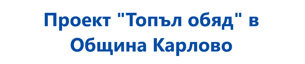 Проект Топъл обяд